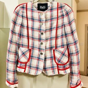 Dolce & Gabbana Linen Blazer Jacket